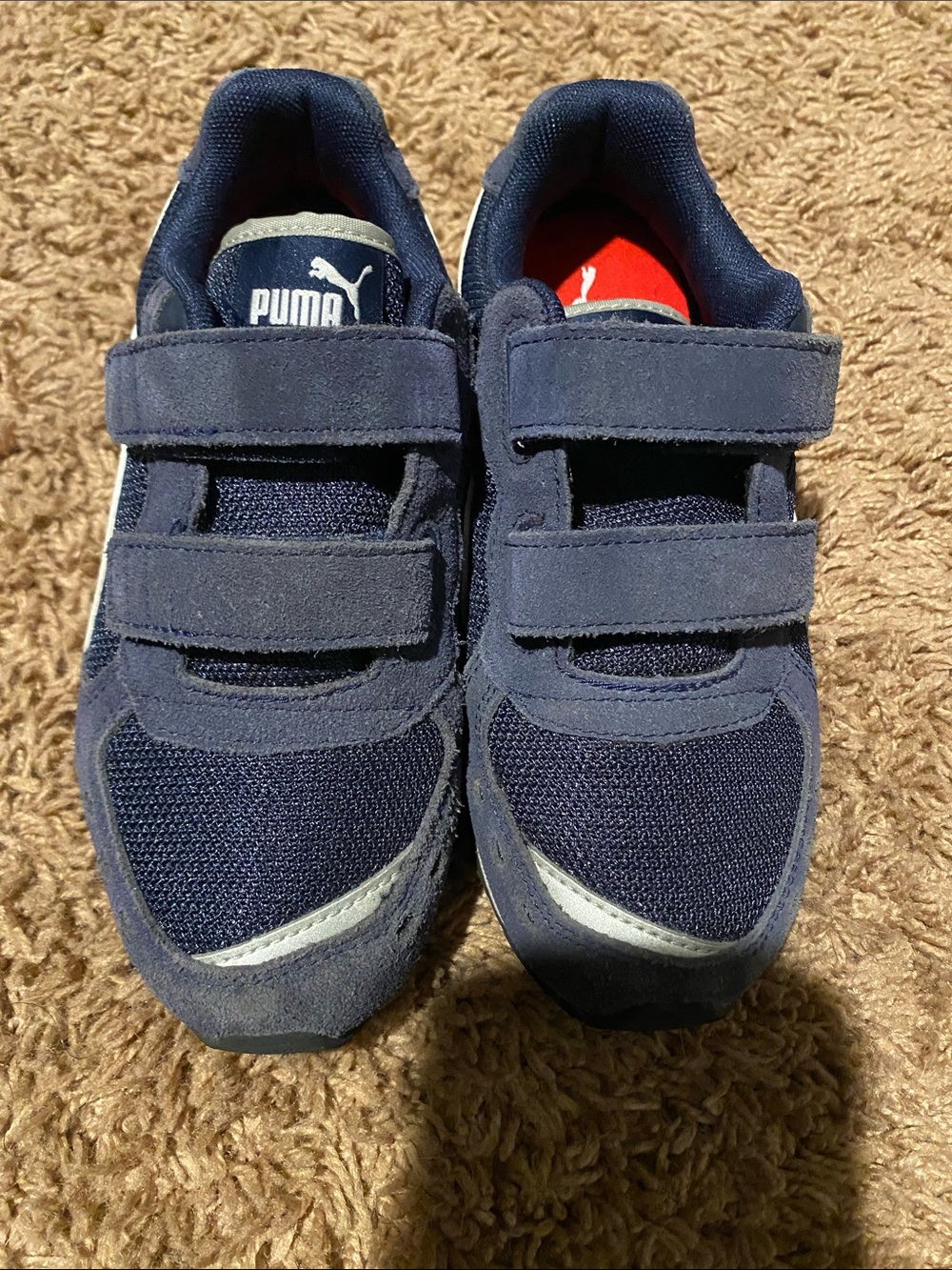 Puma Vista V Peacock Velcro Sneakers